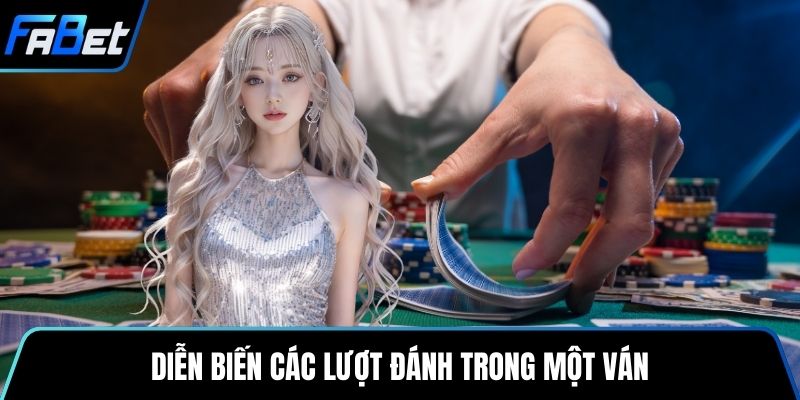 Diễn biến các lượt đánh trong một ván